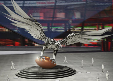 Ein guter Preis. Große Höhe Dekorations-Edelstahl-Metallskulptur-Eagle-Skulptur-500cm Online