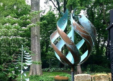 Ein guter Preis. Garten-Metalldekorativer Wind-kinetische Skulptur-Edelstahl-Korrosionsbeständigkeit Online