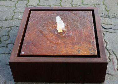 WASSER-Eigenschafts-Garten-Dekorations-Rost-Oberfläche Metallzeitgenössische Corten Stahl