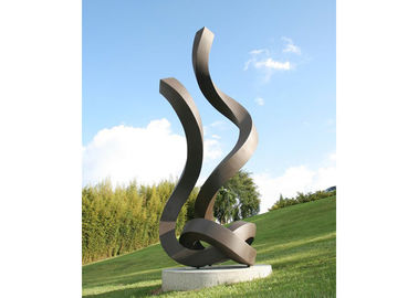 Ein guter Preis. Gemalte monumentaler Edelstahl-Skulptur im Freien für Garten-Landschaft Online