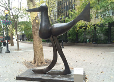 Ein guter Preis. Art- Decolebensgroße Vogel-Skulptur-Bronze-Tierstatuen, die Ende werfen Online