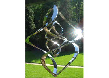 Ein guter Preis. Zeitgenössische hohe polierende Spiegel-Edelstahl-Skulptur Kenitic-Wind-Skulptur Online