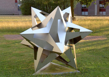 Ein guter Preis. Höhen-regelmäßige Größe der Wangstone-Dekorations-Edelstahl-Stern-Skulptur-150cm Online