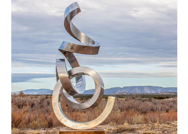 Ein guter Preis. Höhe der Wangstone-Spiegel-Edelstahl-Skulptur-große Dekorations-300cm Online