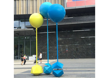 Ein guter Preis. Sondergröße gemalte Metallskulptur-Edelstahl-Ballon-Skulptur für im Freien Online