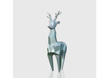 Ein guter Preis. Berühmtes geometrisches lebensgroßes Rotwild gestaltet Edelstahl der modernen Kunst Online