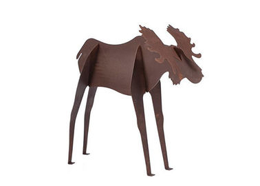 Ein guter Preis. SKULPTUR-Garten-Tier-Skulptur Metallkunst-große Elch-Statue Corten Stahl Online