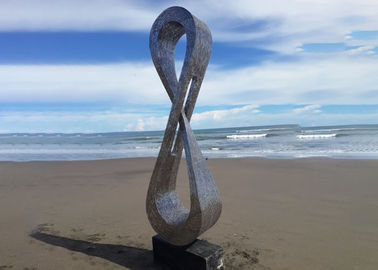 Ein guter Preis. Zeitgenössisches Garten-Kunst-Zusammenfassungs-Edelstahl-Skulptur-mattes Finish Online