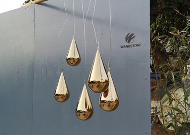 Ein guter Preis. Moderne Innendekorations-Wasser-Tropfen-Skulptur-Edelstahl-Skulptur Online