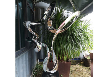 Ein guter Preis. 80cm abstrakte Polieredelstahl-Skulptur in Wangstone-Entwurf auf Lager Online