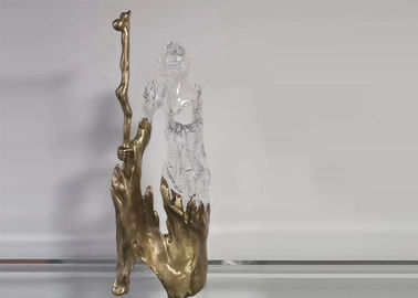 Ein guter Preis. Hauptharz-und Antiken-Casting-Bronze-Buddha-Statue des dekor-66cm Online