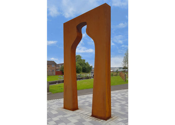 Ein guter Preis. GARTEN-Wein-Flaschen-Skulptur großer Landschaftsentwurf Corten Stahl Online