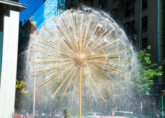 Ein guter Preis. Stadtlandschafts-Wasserfall-Edelstahl-Löwenzahn-Brunnen im Freien Online
