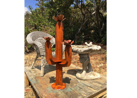 Garten-Dekorations-zeitgenössische Metallskulptur Corten-Stahl-Kunst im Freien