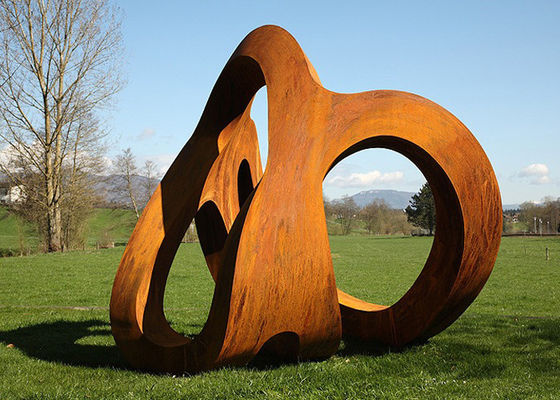 Ein guter Preis. Rusty Corten Steel Garden Landscape-Skulptur im Freien Online