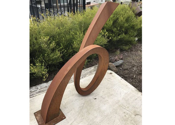 Ein guter Preis. Moderner Rusty Corten Steel Sculpture For-Garten im Freien Online