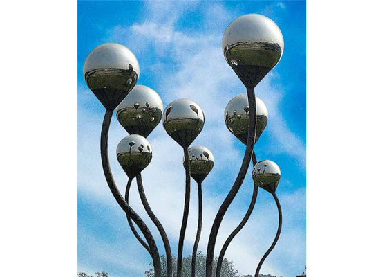 Ein guter Preis. 300cm hohe moderne Edelstahl-Landschaft Art Sculpture Online