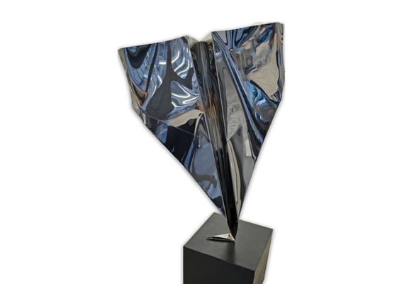 Ein guter Preis. Edelstahl-flache Skulptur des Garten-200cm der Höhen-316L Online