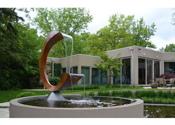 Ein guter Preis. Moderne Rusty Corten Steel Garden Water-Eigenschaft im Freien Online