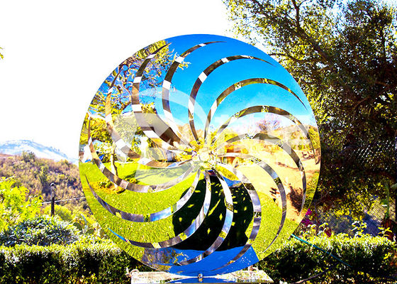 Ein guter Preis. ODM-Spiegel-Poliergarten-Edelstahl-Windmühle Art Sculptures Online