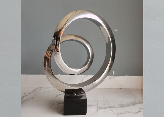Ein guter Preis. 106cm hoher zeitgenössischer Polier-316 Edelstahl Art Sculptures Online