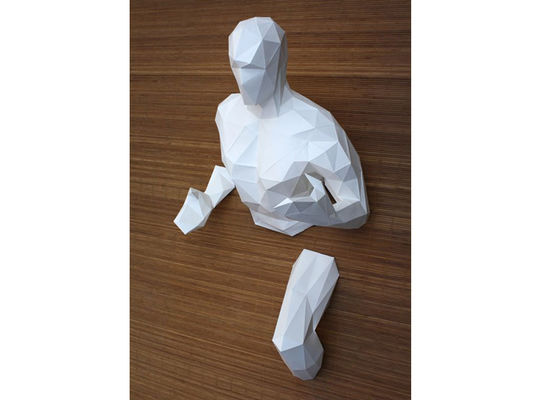 Ein guter Preis. 180cm Höhe gemalte Edelstahl-Wand-Mann-Skulptur Online