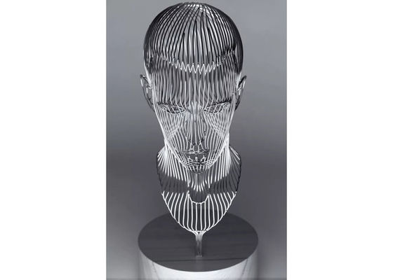 Ein guter Preis. Innendekorations-Edelstahl-im Freien hohle Mann-Skulptur Online