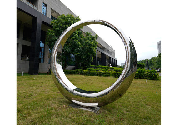 Ein guter Preis. Moderner PolierEdelstahl im Freien Ring Sculpture Online