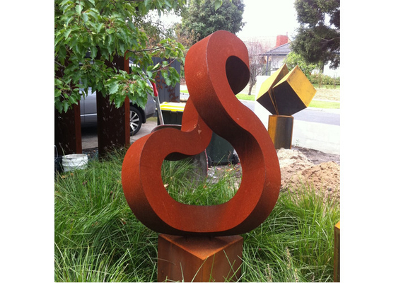 Ein guter Preis. Rusty Abstract Corten Steel Sculpture im Freien für Garten Online
