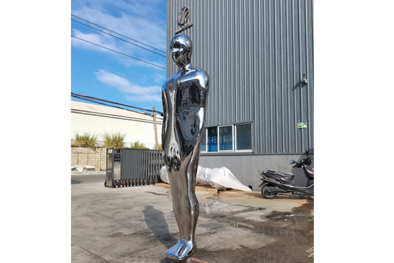 Ein guter Preis. Nackter-Skulptur des 200cm Höhen-Edelstahl-316L Online