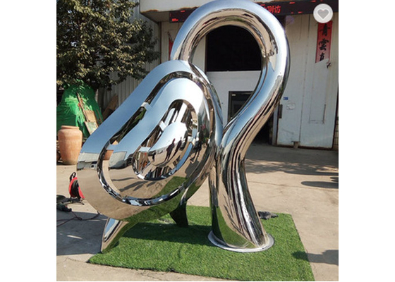 Höhe der Aer-Blumen-Art-Edelstahl-Skulptur-180cm für Garten-Dekoration