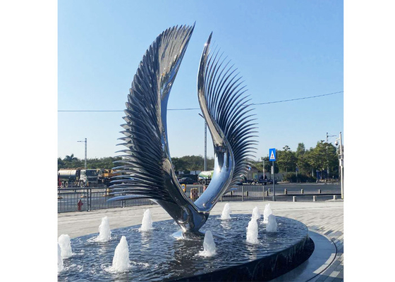 Ein guter Preis. Moderner Edelstahl der Dekorations-316 im Freien beflügelt Wasser-Brunnen Online